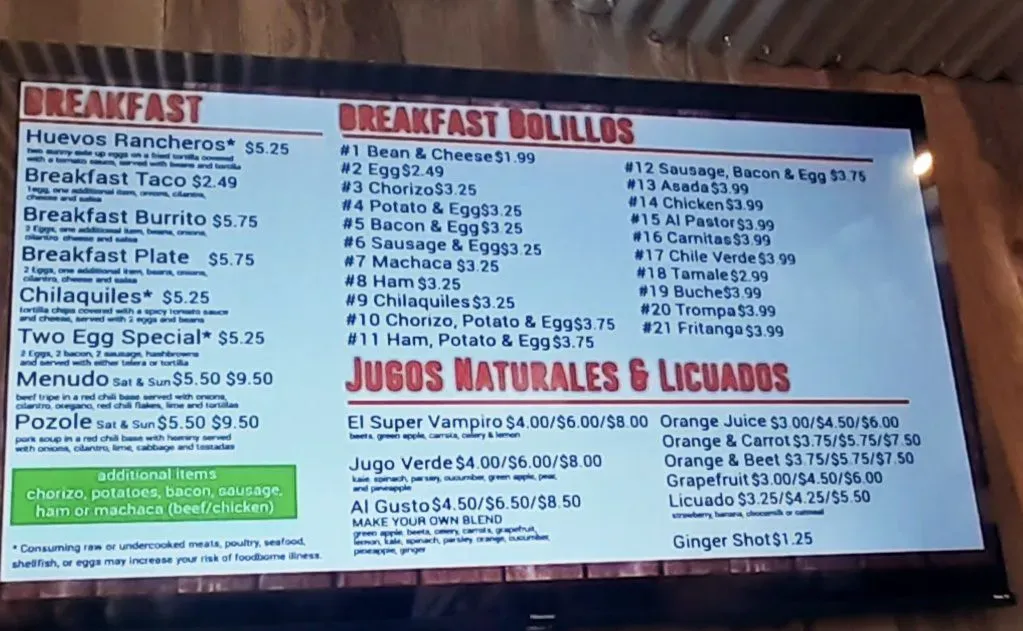 Menu 2