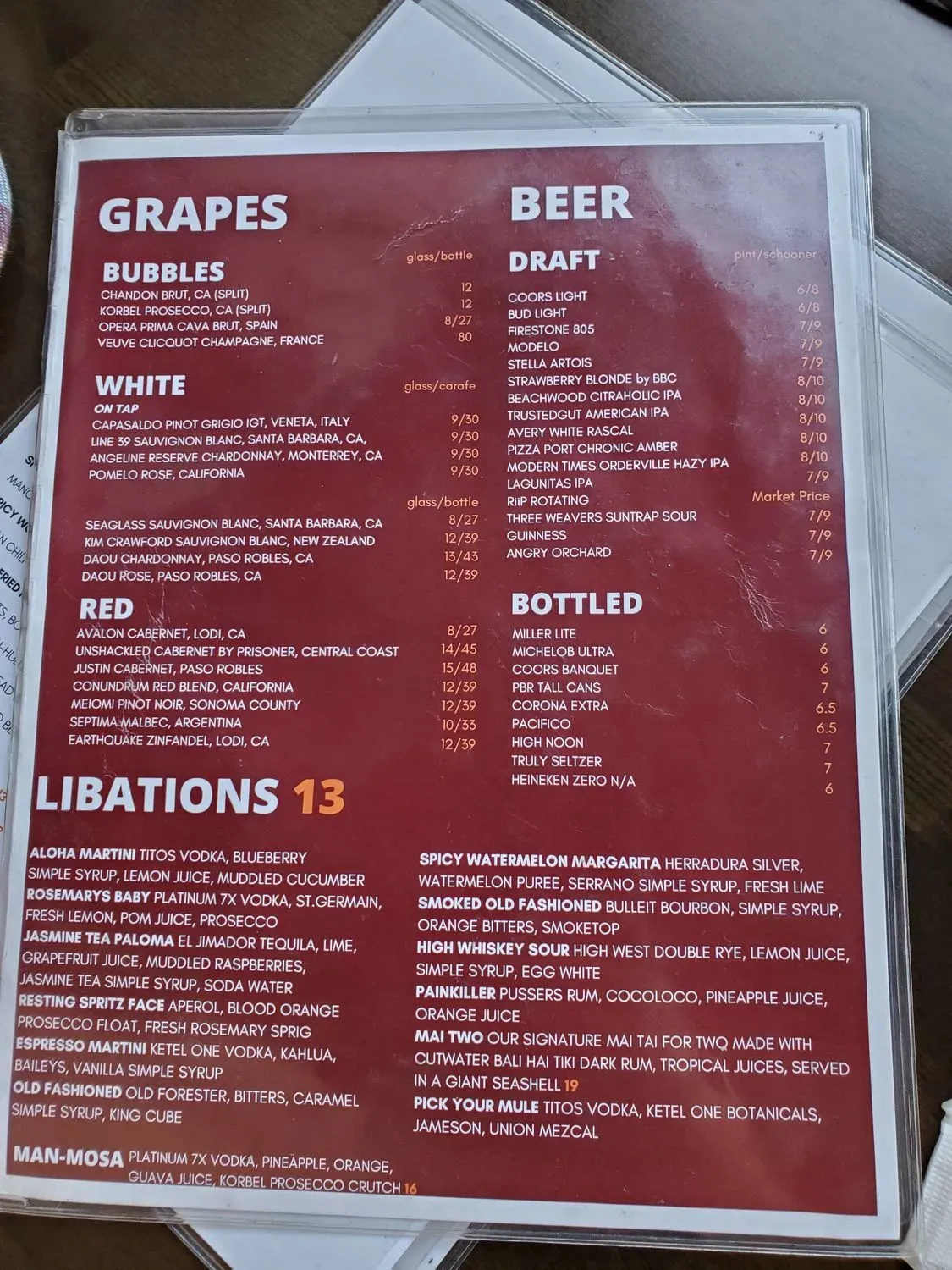 Menu 2