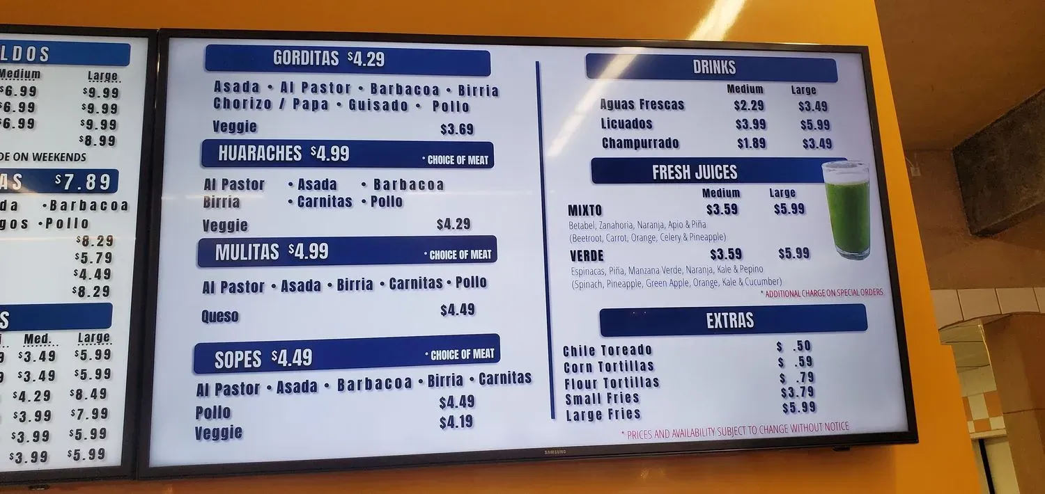 Menu 5