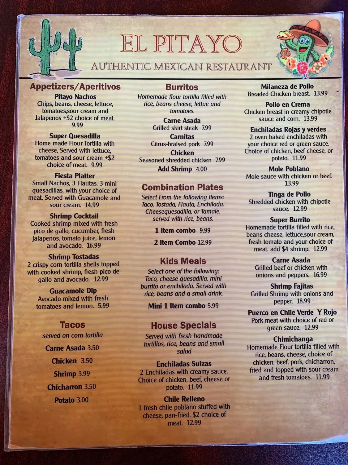 Menu 2