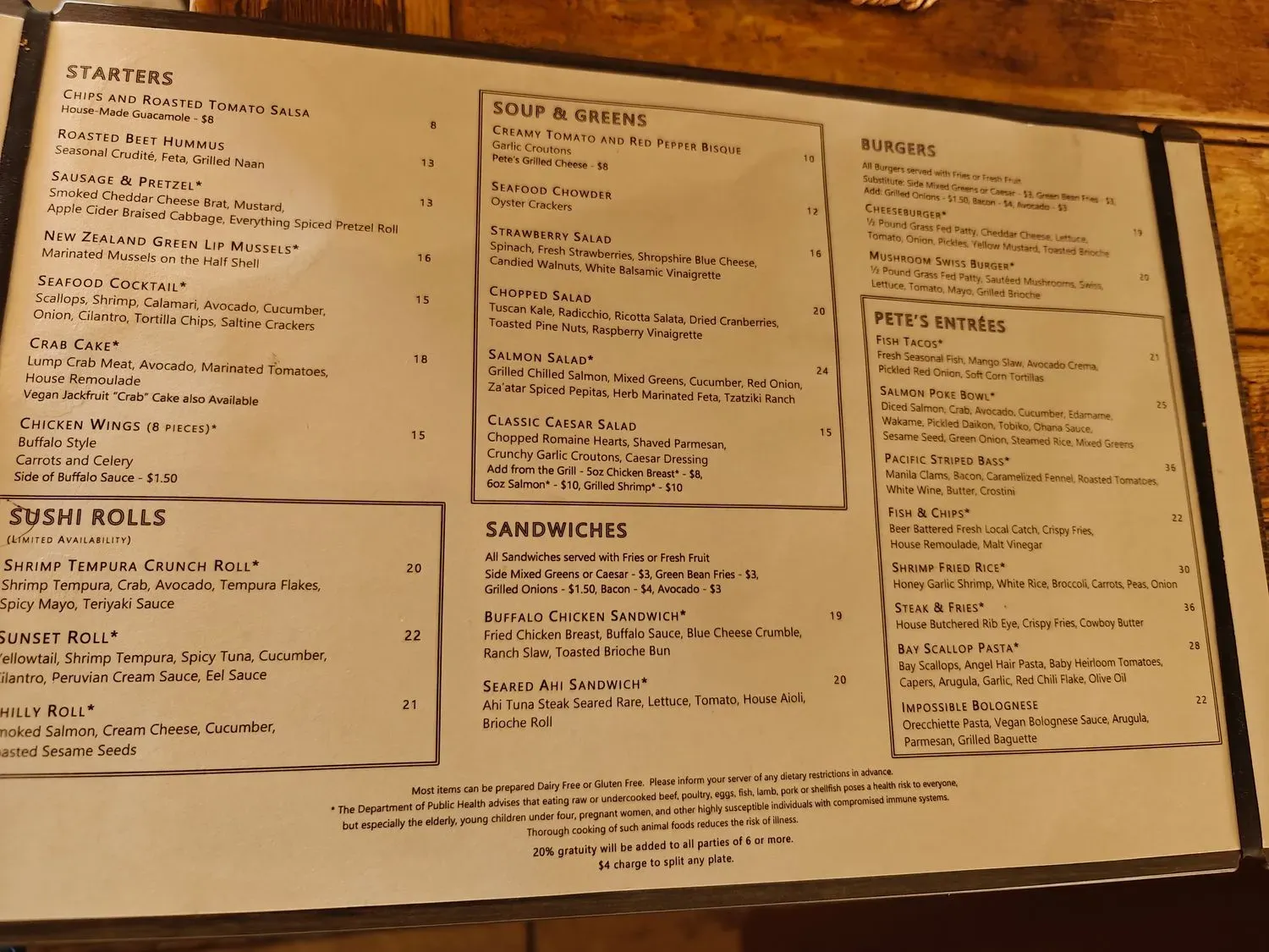 Menu 3