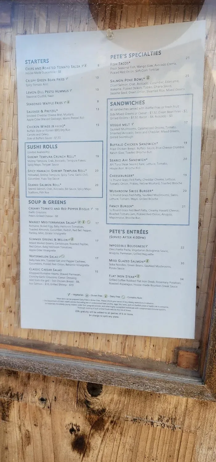 Menu 6