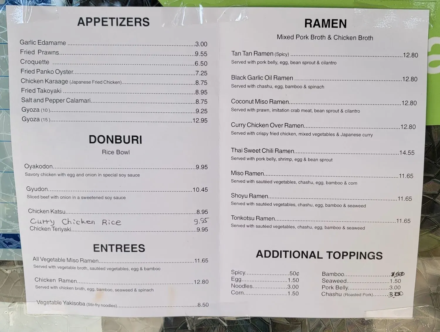 Menu 2