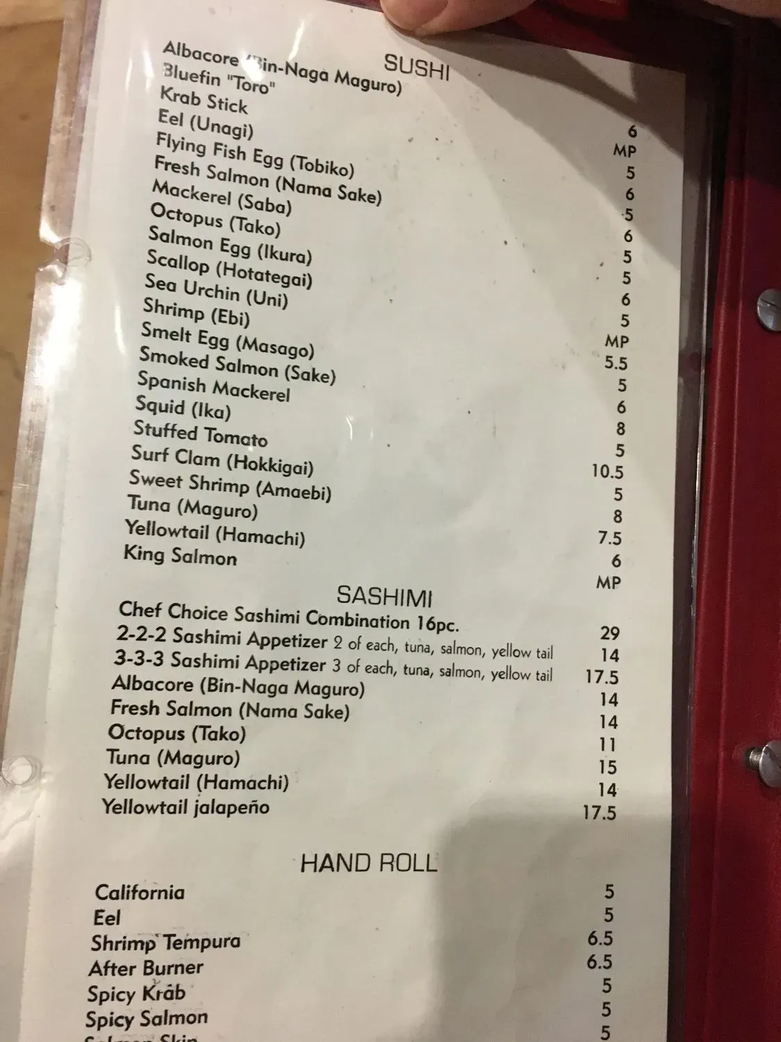 Menu 4