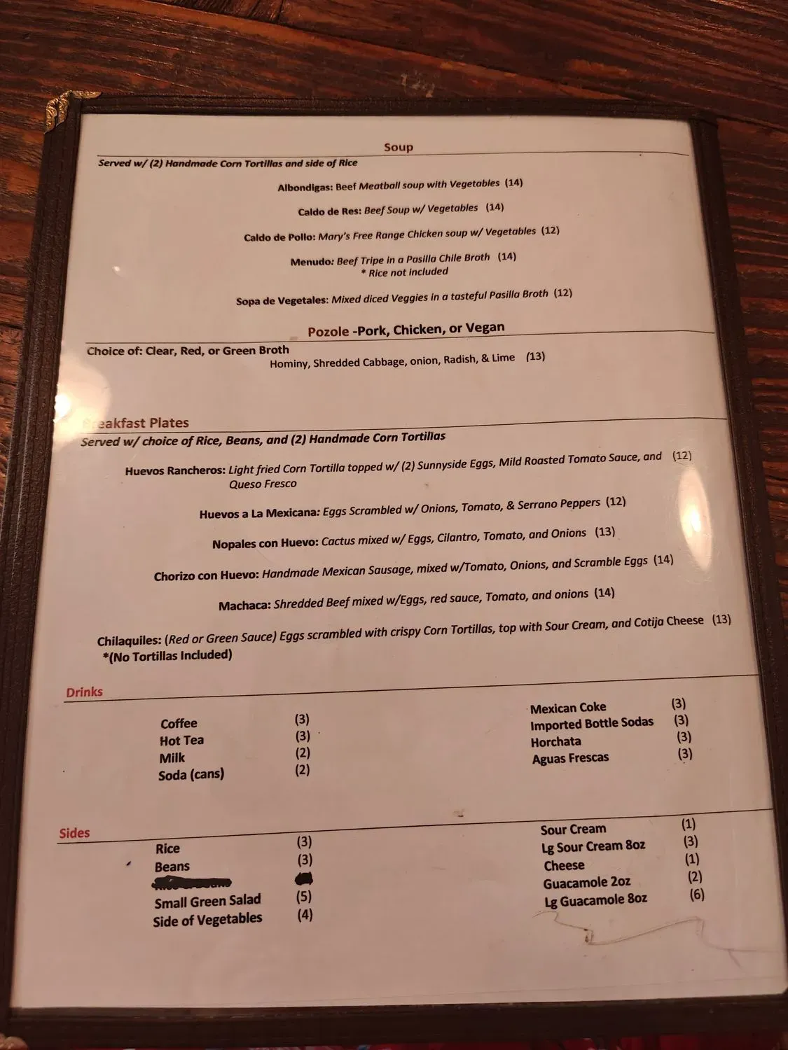 Menu 2