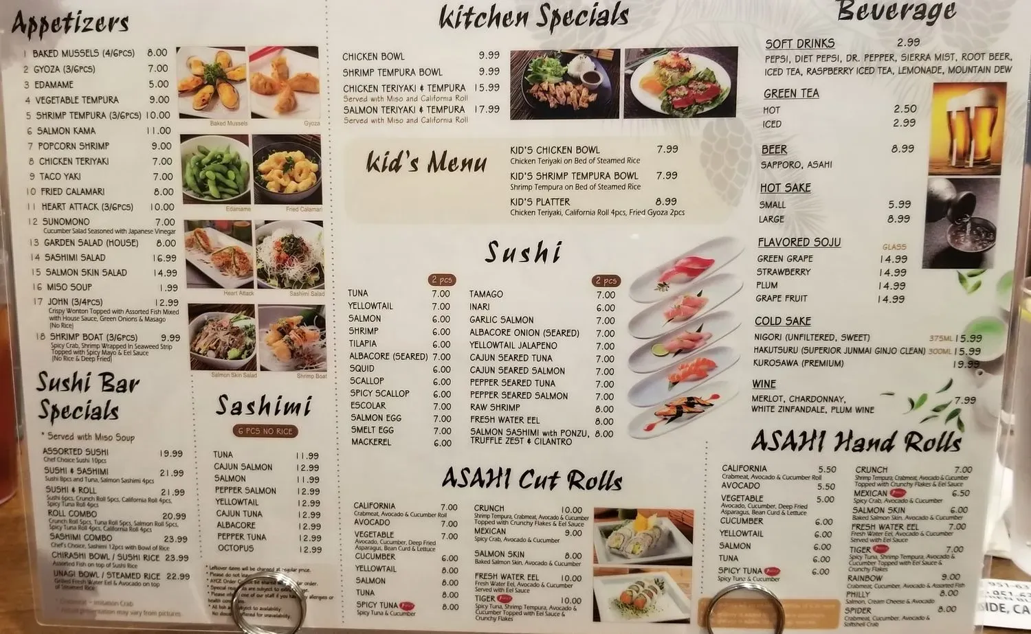 Menu 5