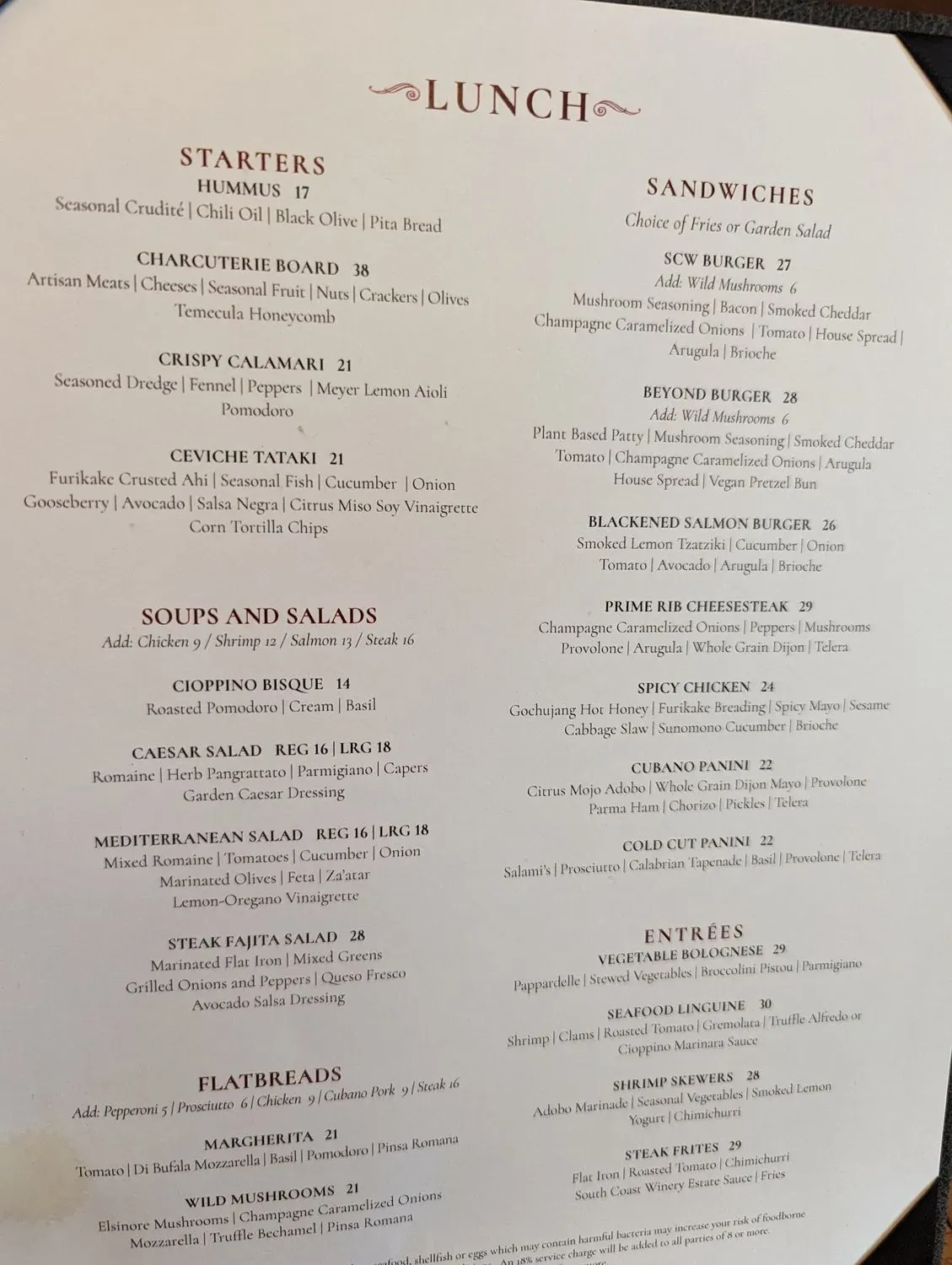 Menu 4