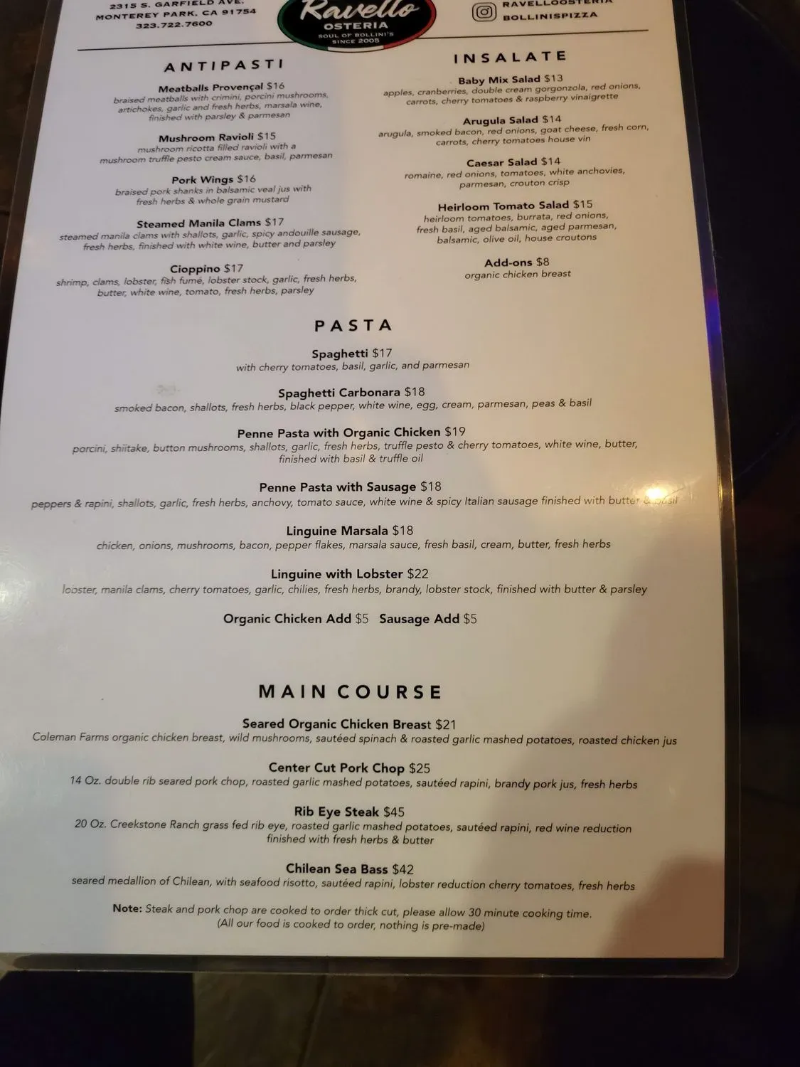 Menu 5