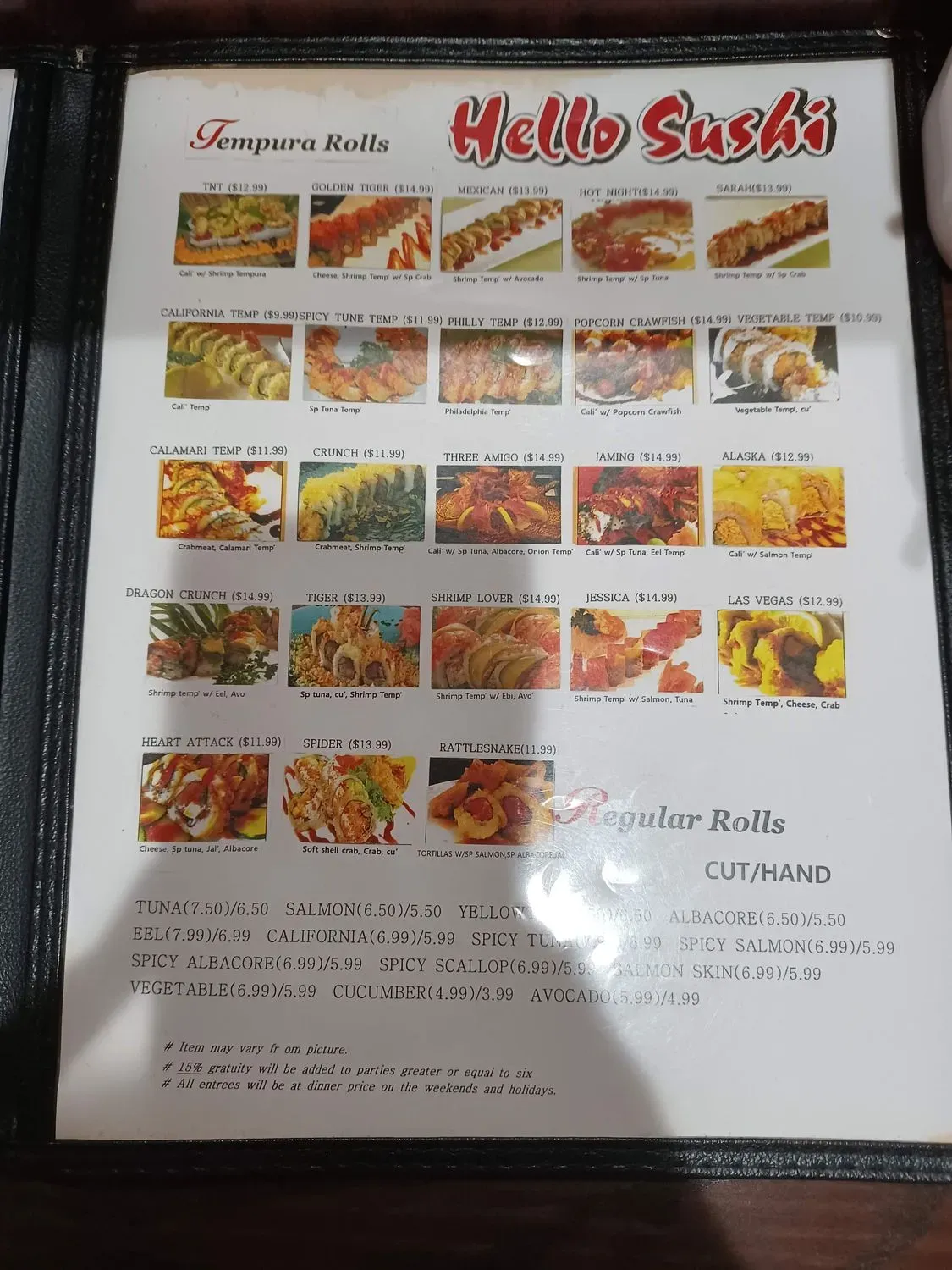 Menu 3