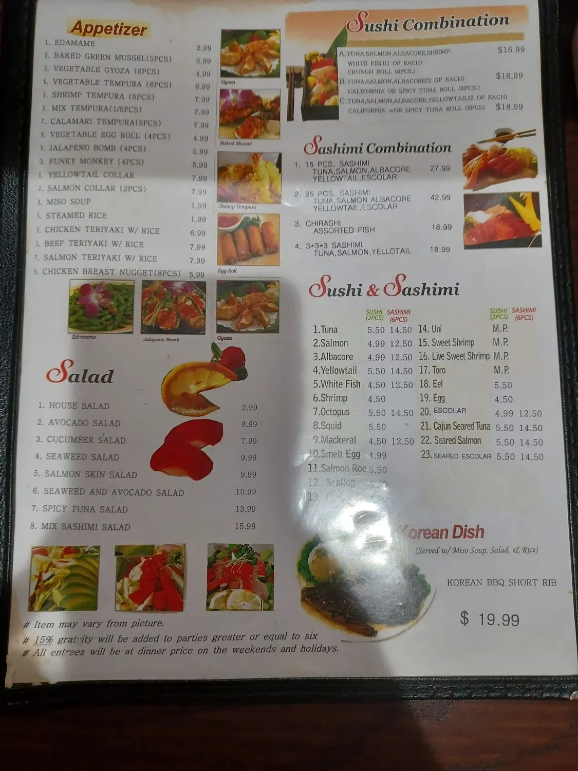 Menu 4