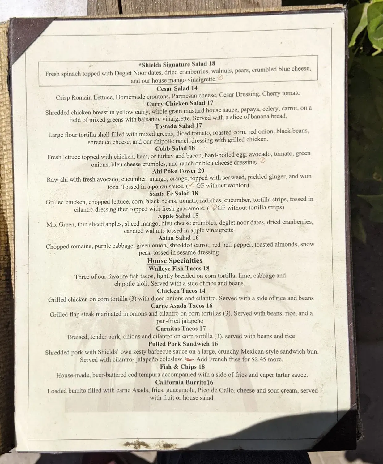 Menu 3