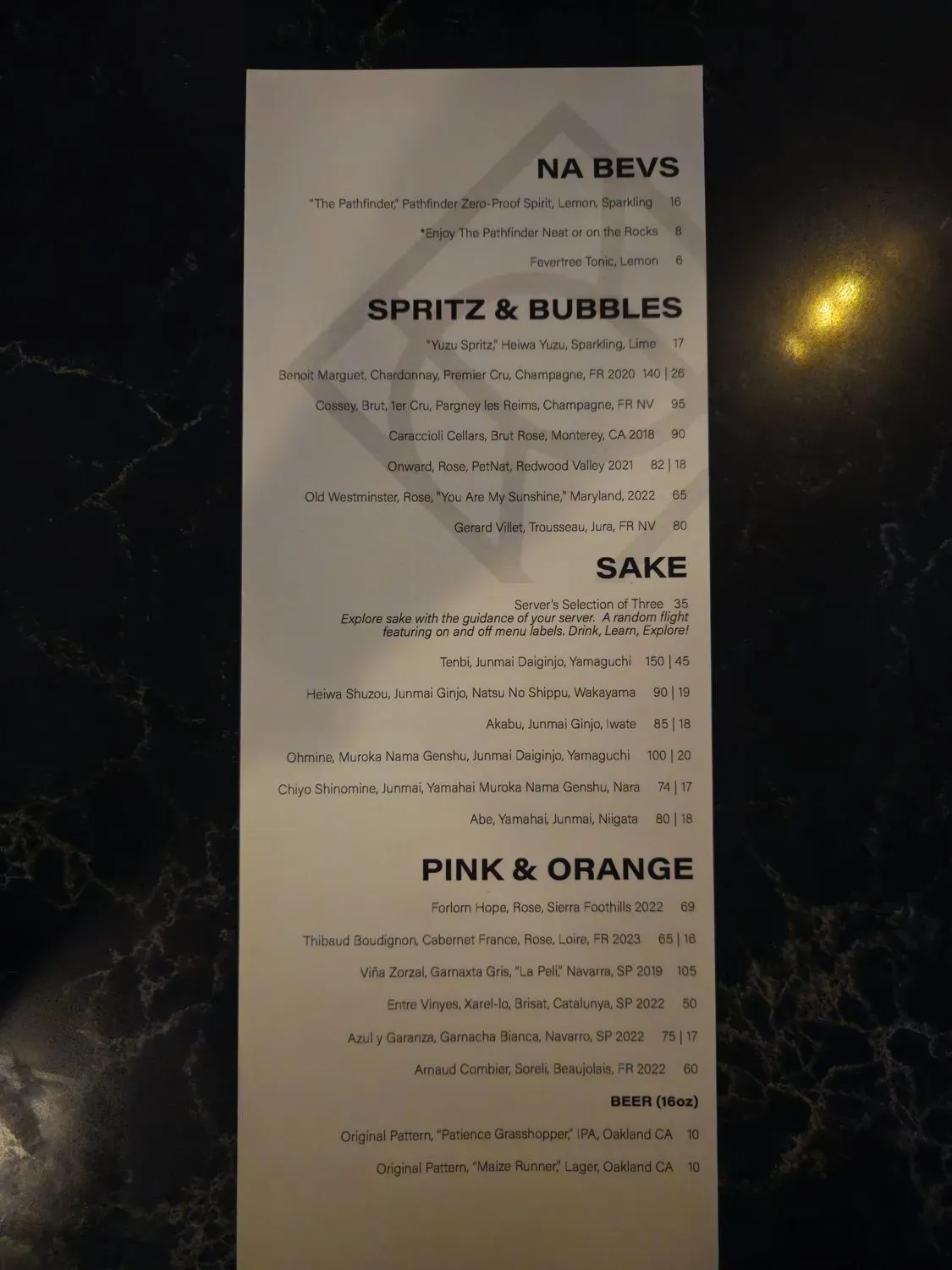 Menu 6