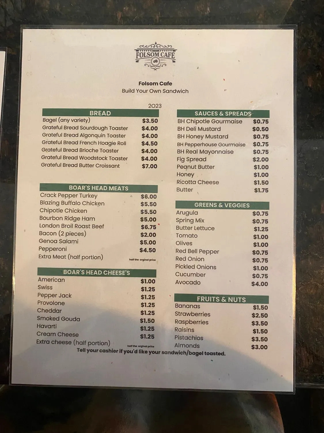 Menu 3