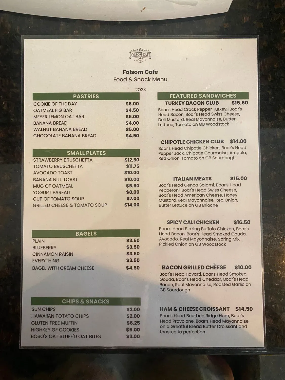 Menu 2