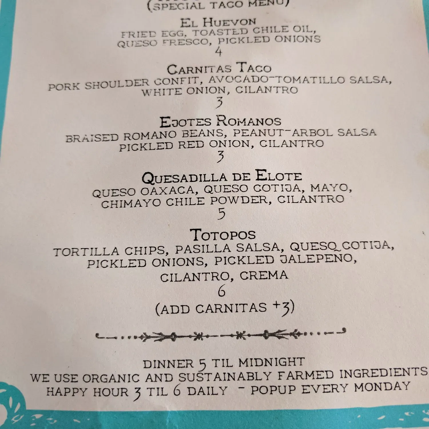 Menu 2