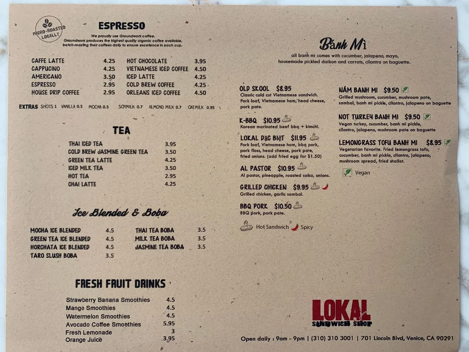 Menu 2