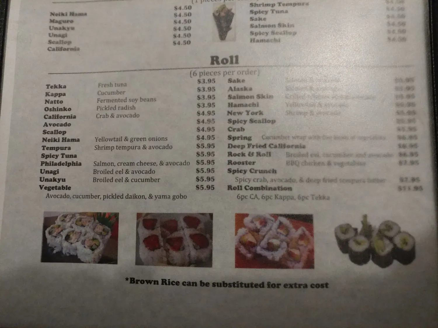 Menu 6