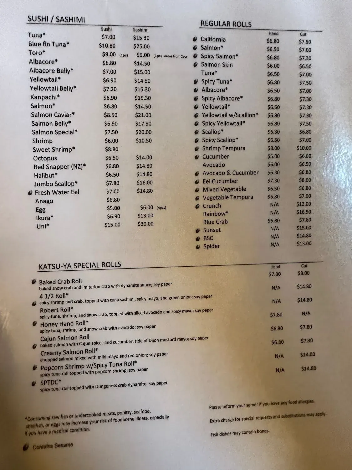 Menu 4