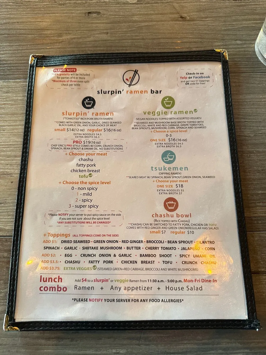 Menu 4