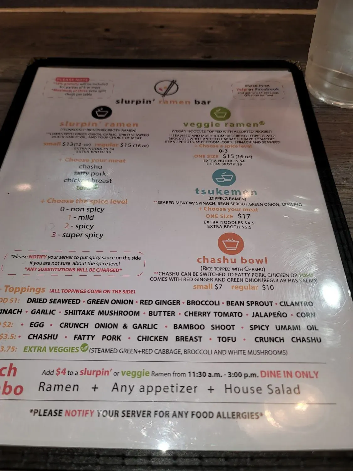 Menu 6