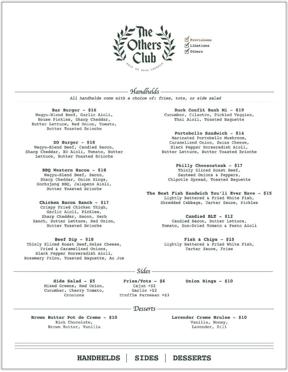 Menu 2