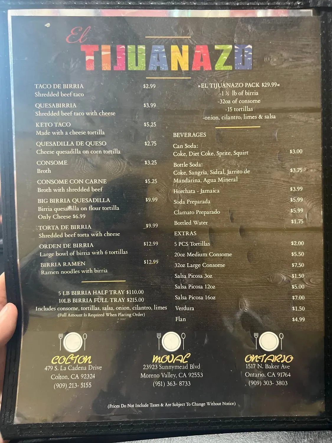 Menu 2