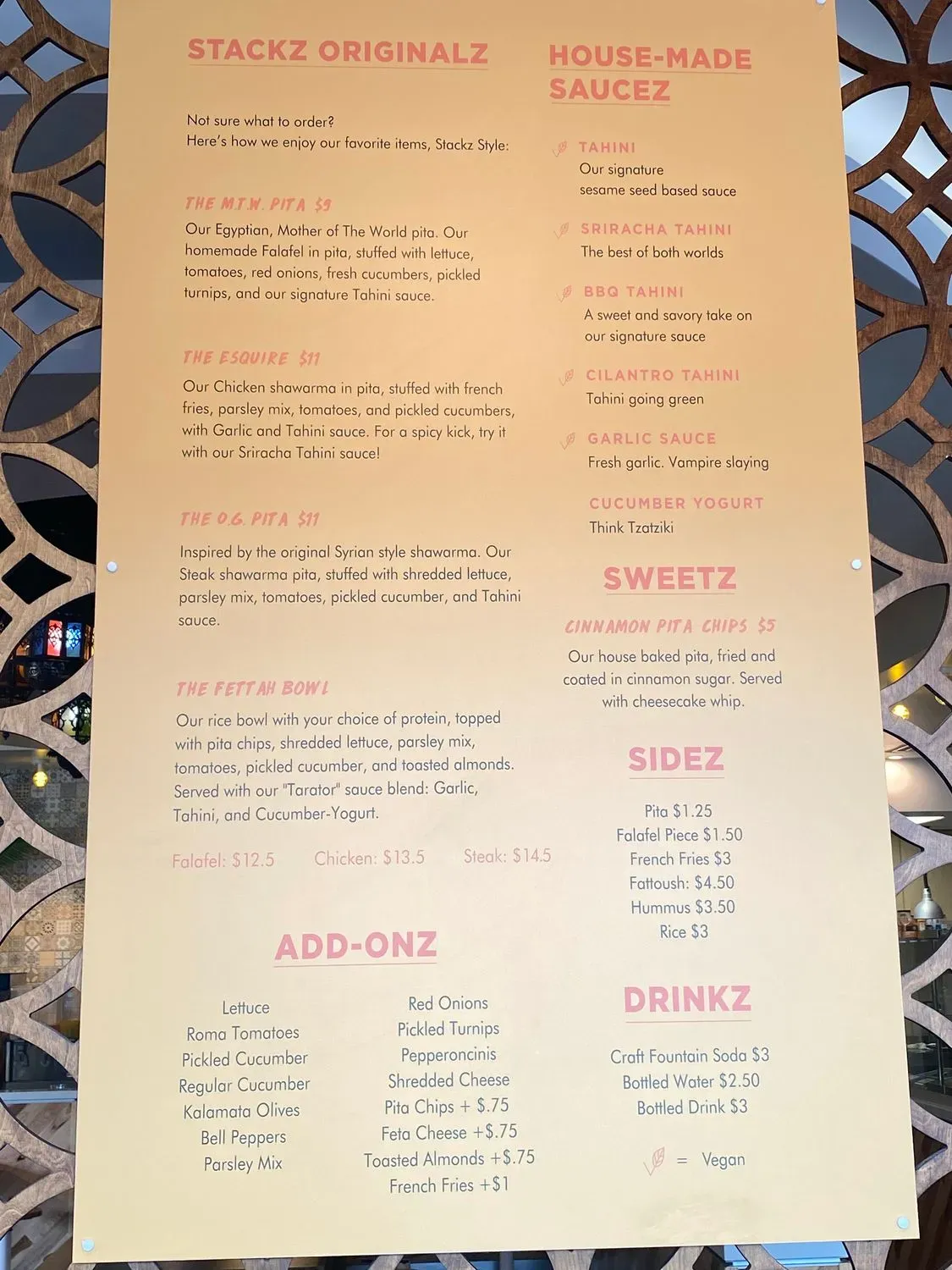 Menu 5