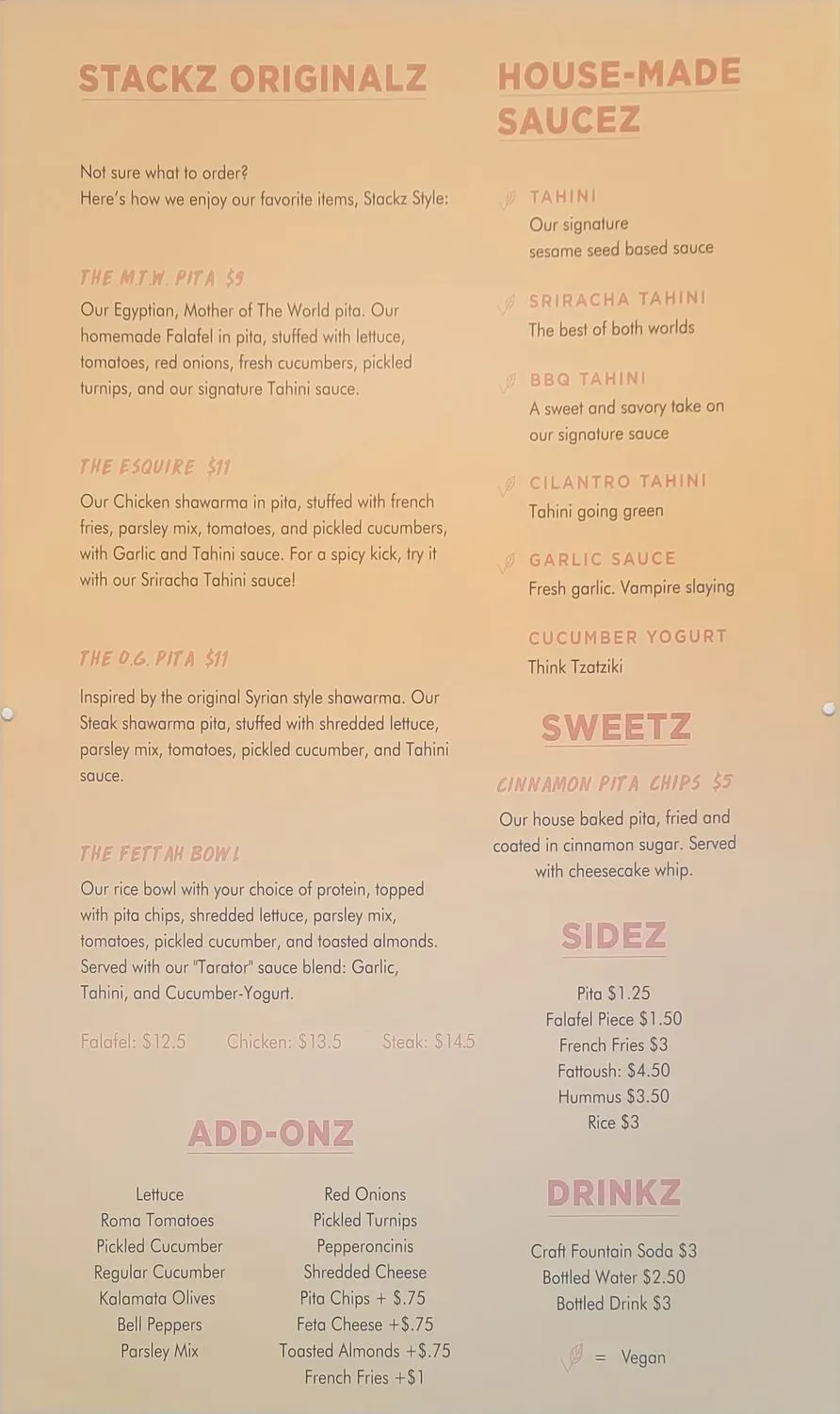 Menu 2