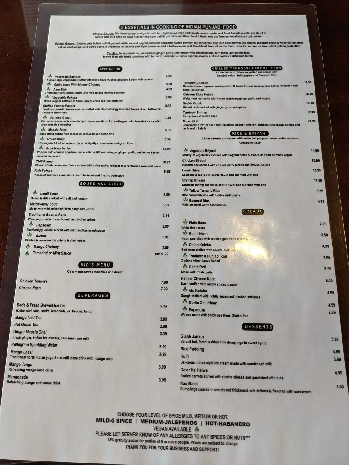 Menu 3