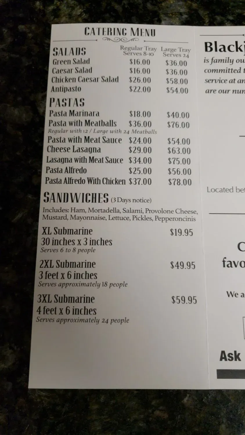 Menu 5