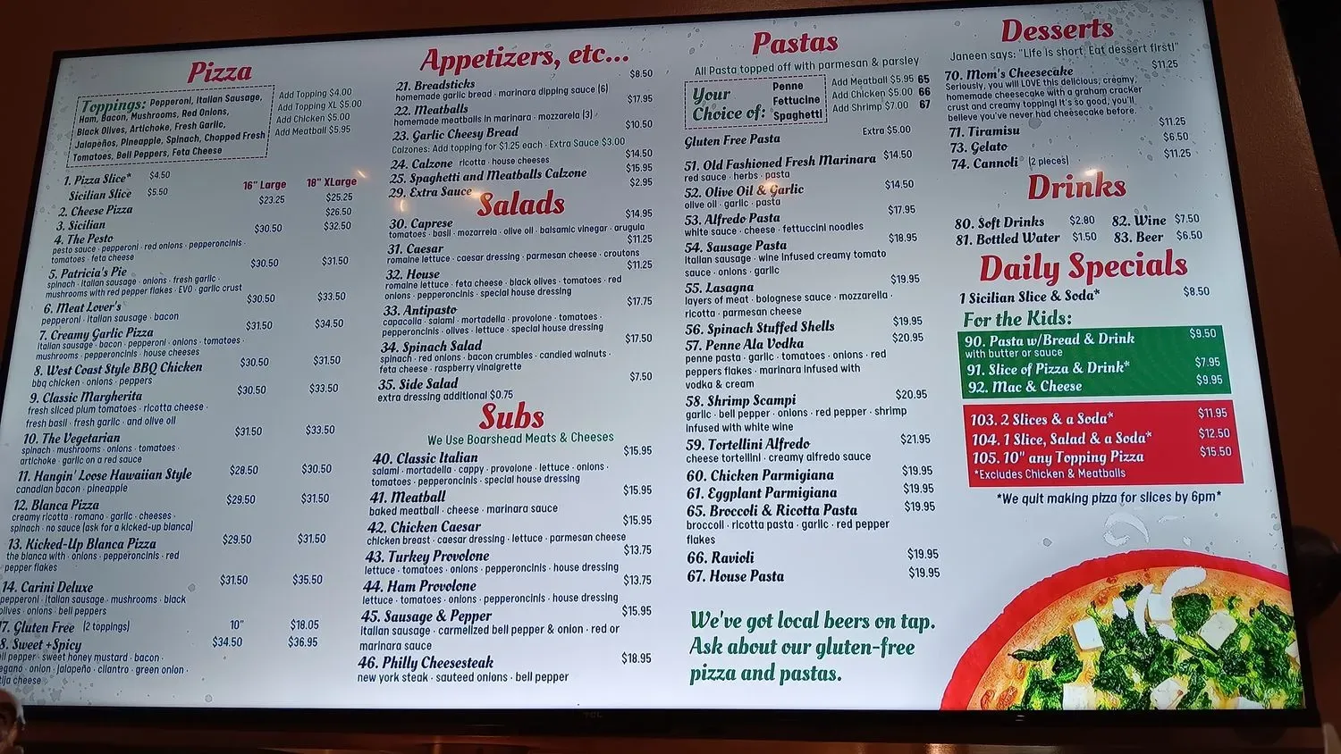 Menu 4