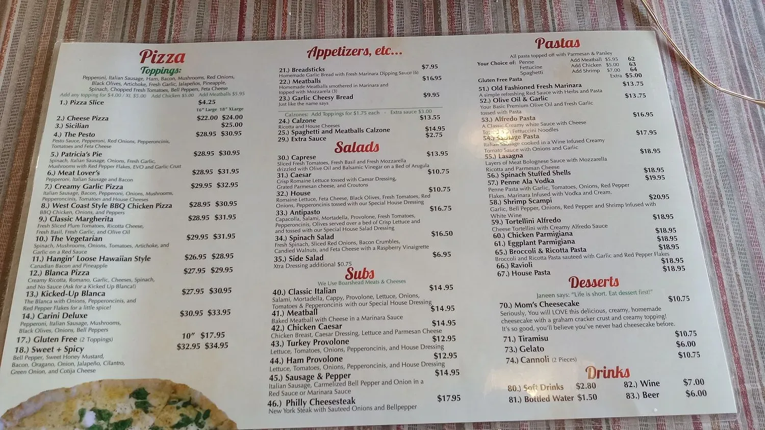 Menu 3