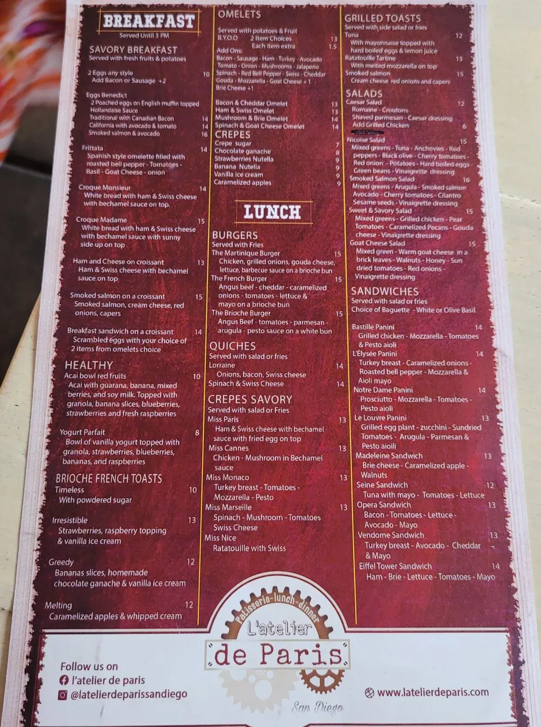 Menu 2