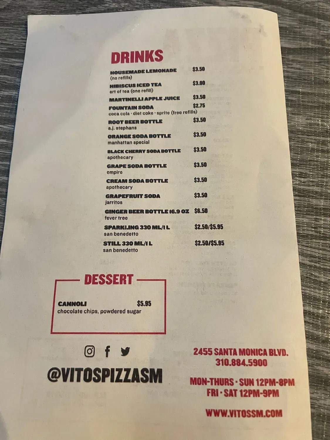 Menu 2