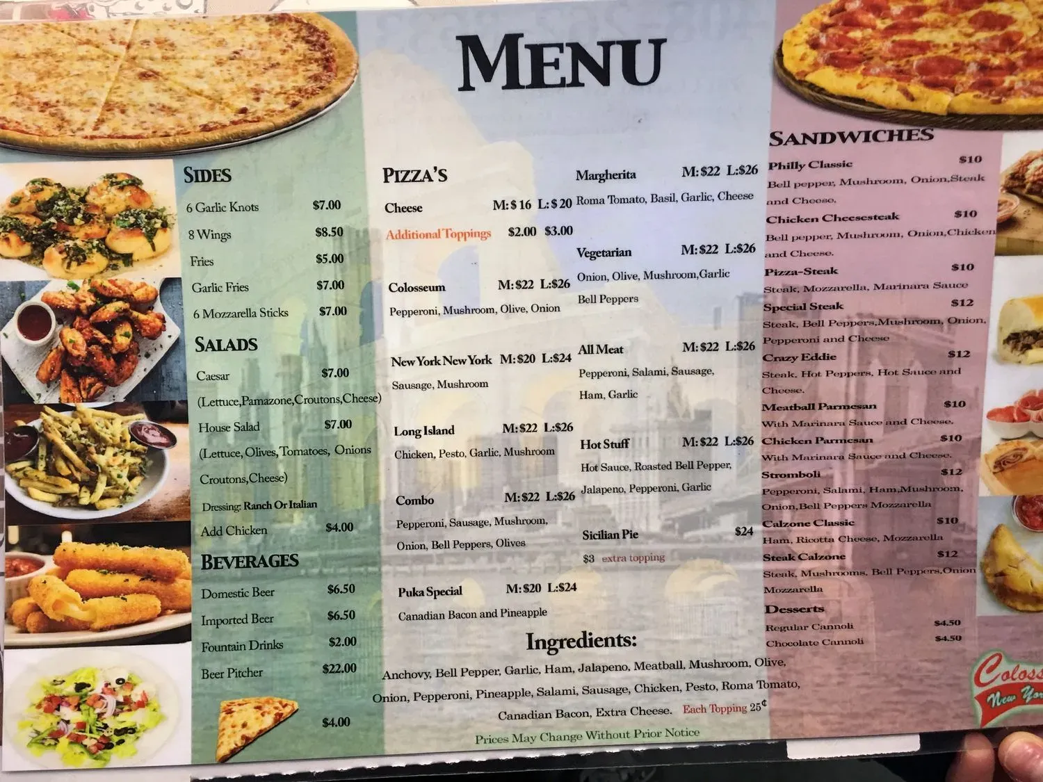 Menu 3