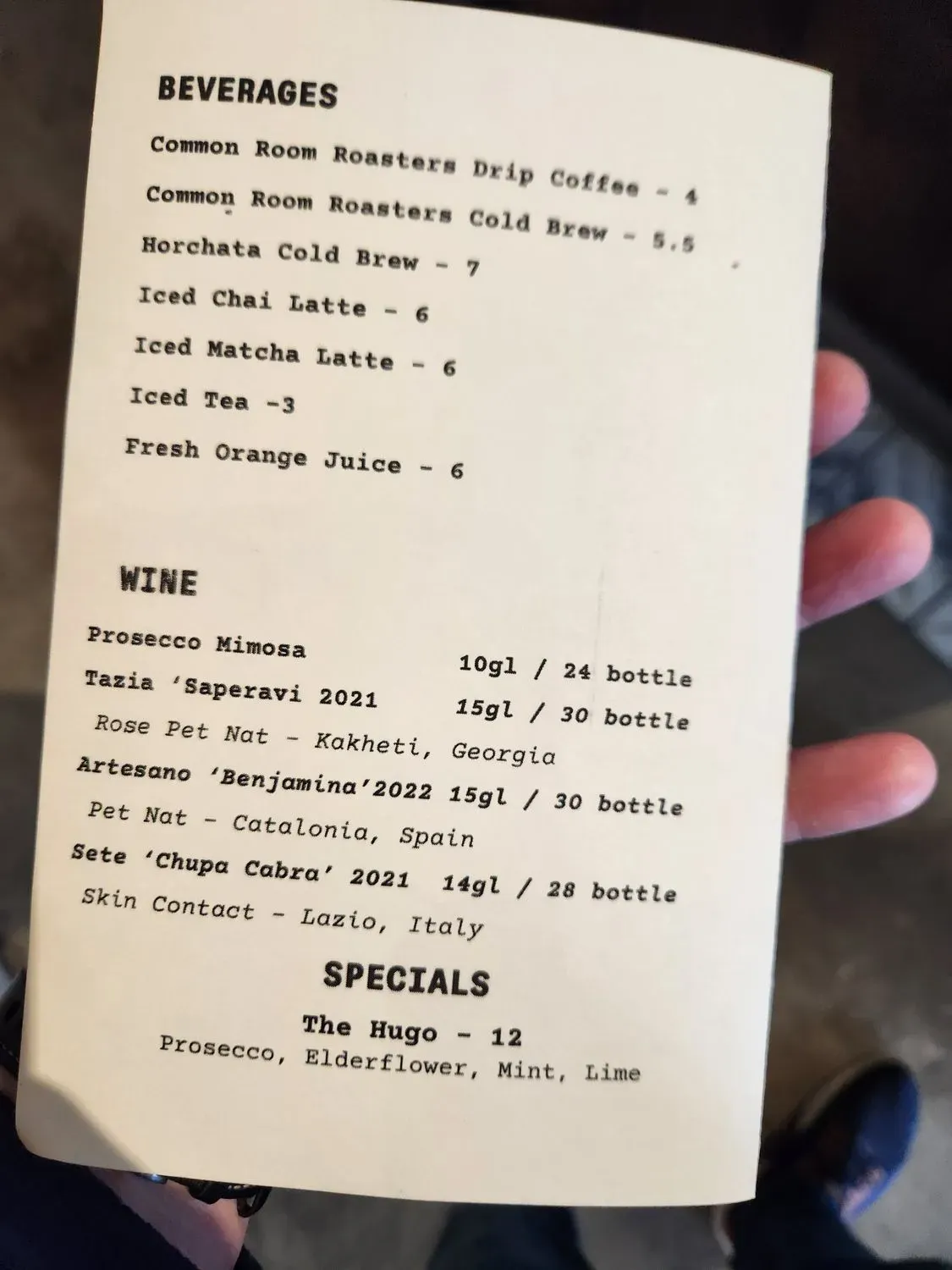 Menu 3