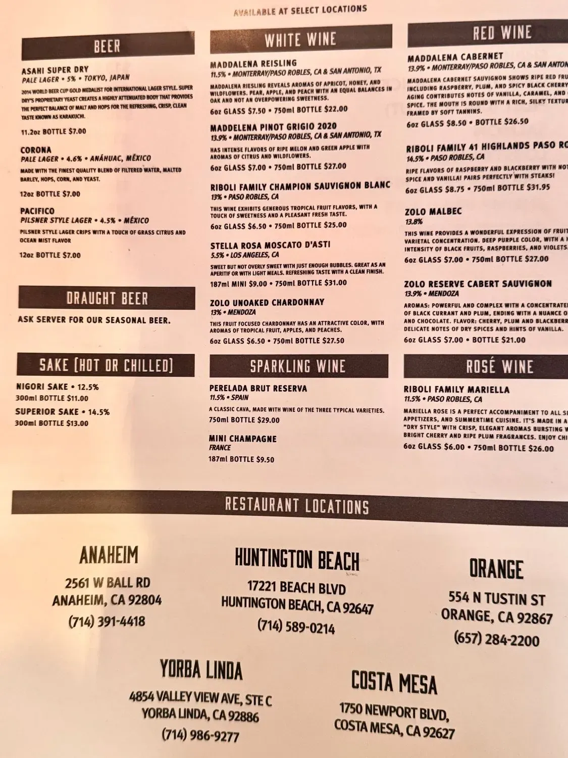 Menu 4