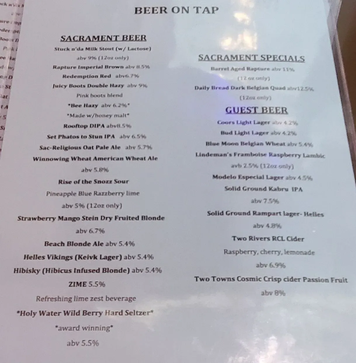 Menu 3