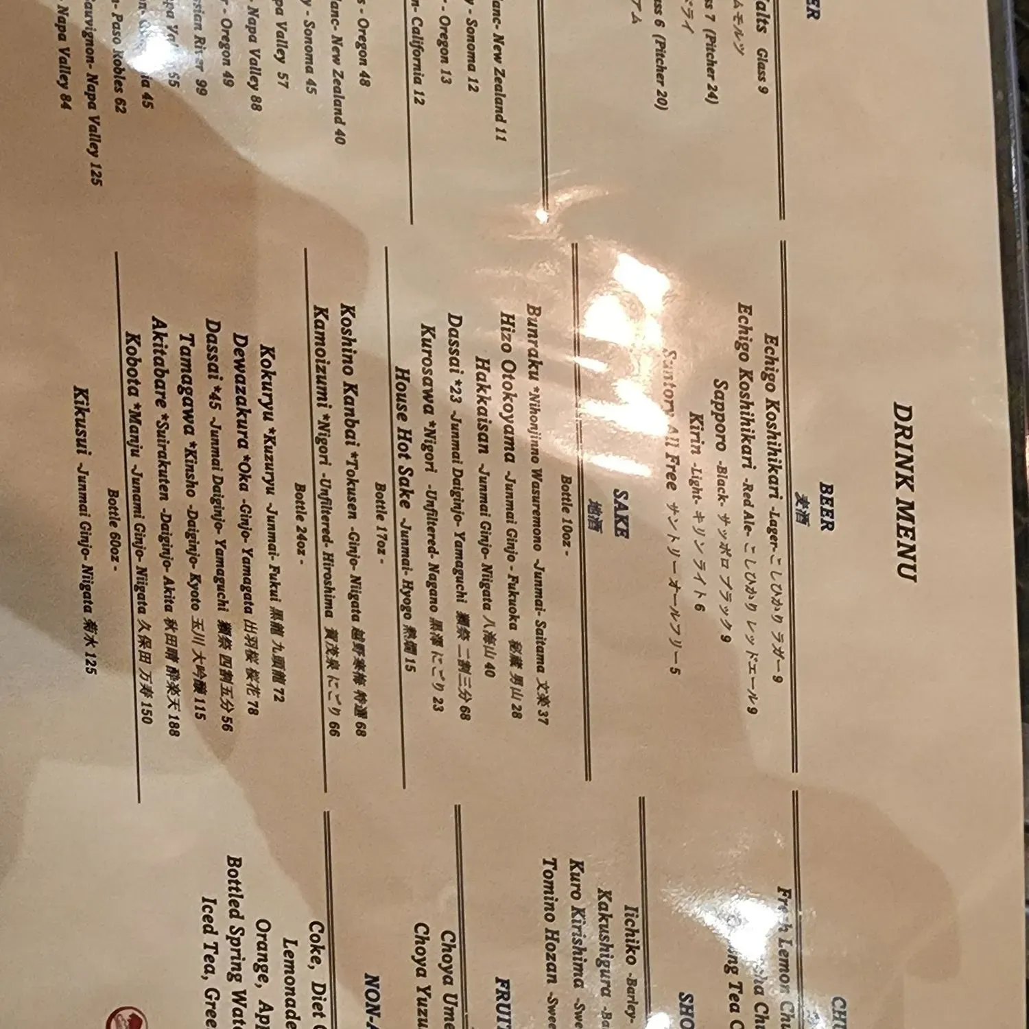 Menu 2