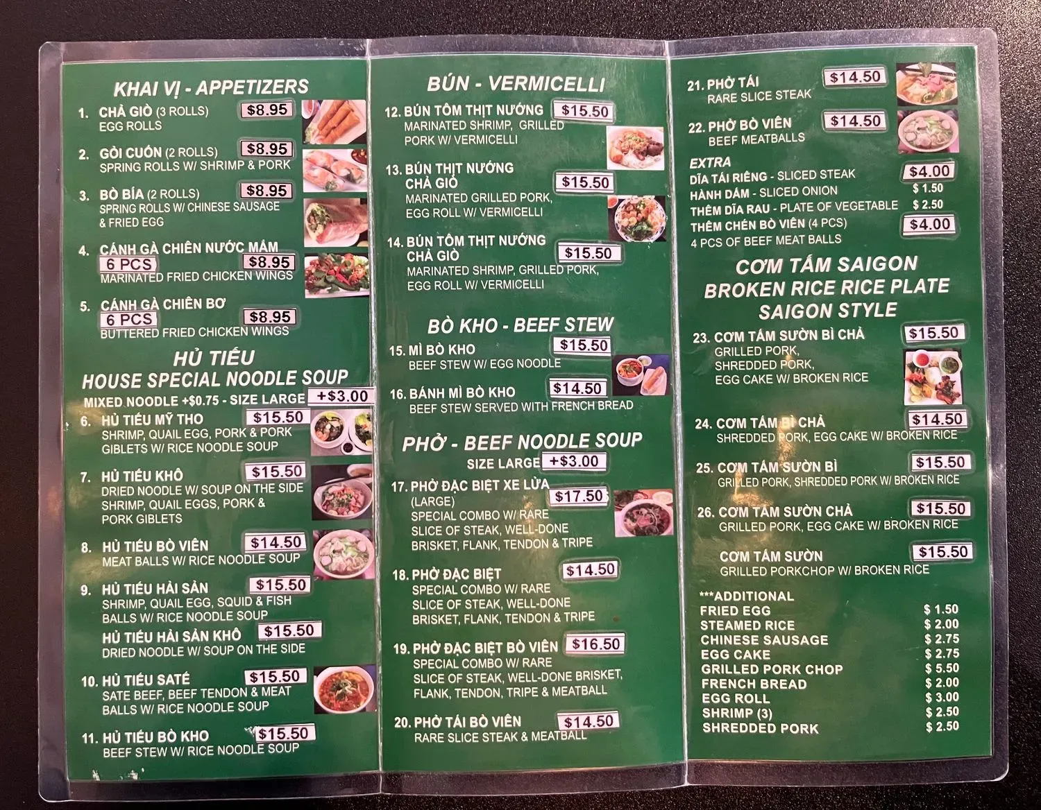 Menu 3