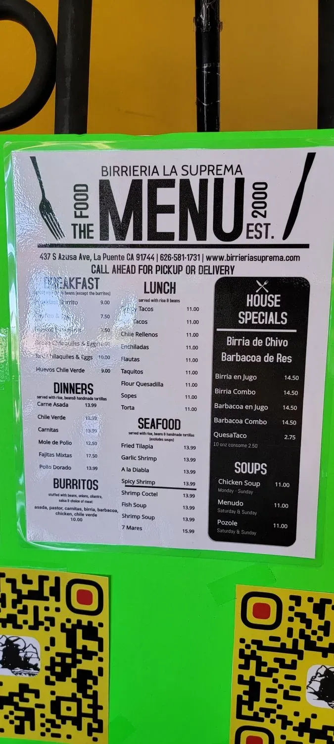 Menu 6