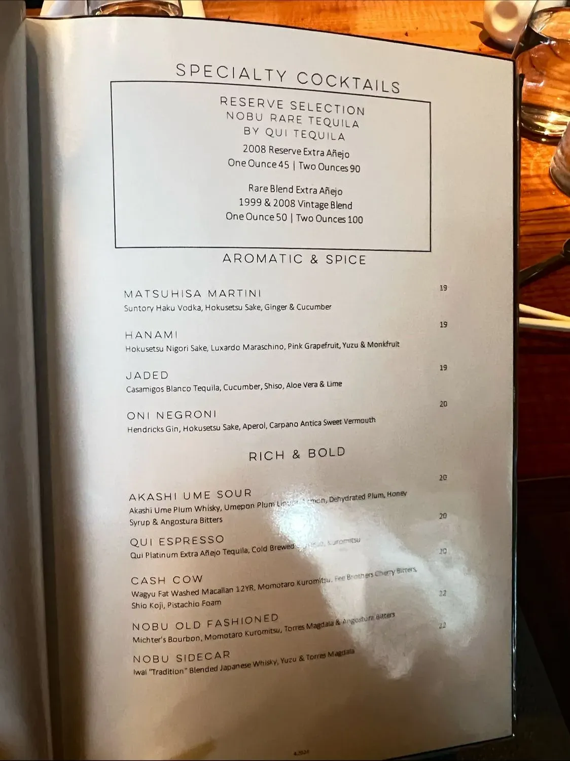 Menu 4