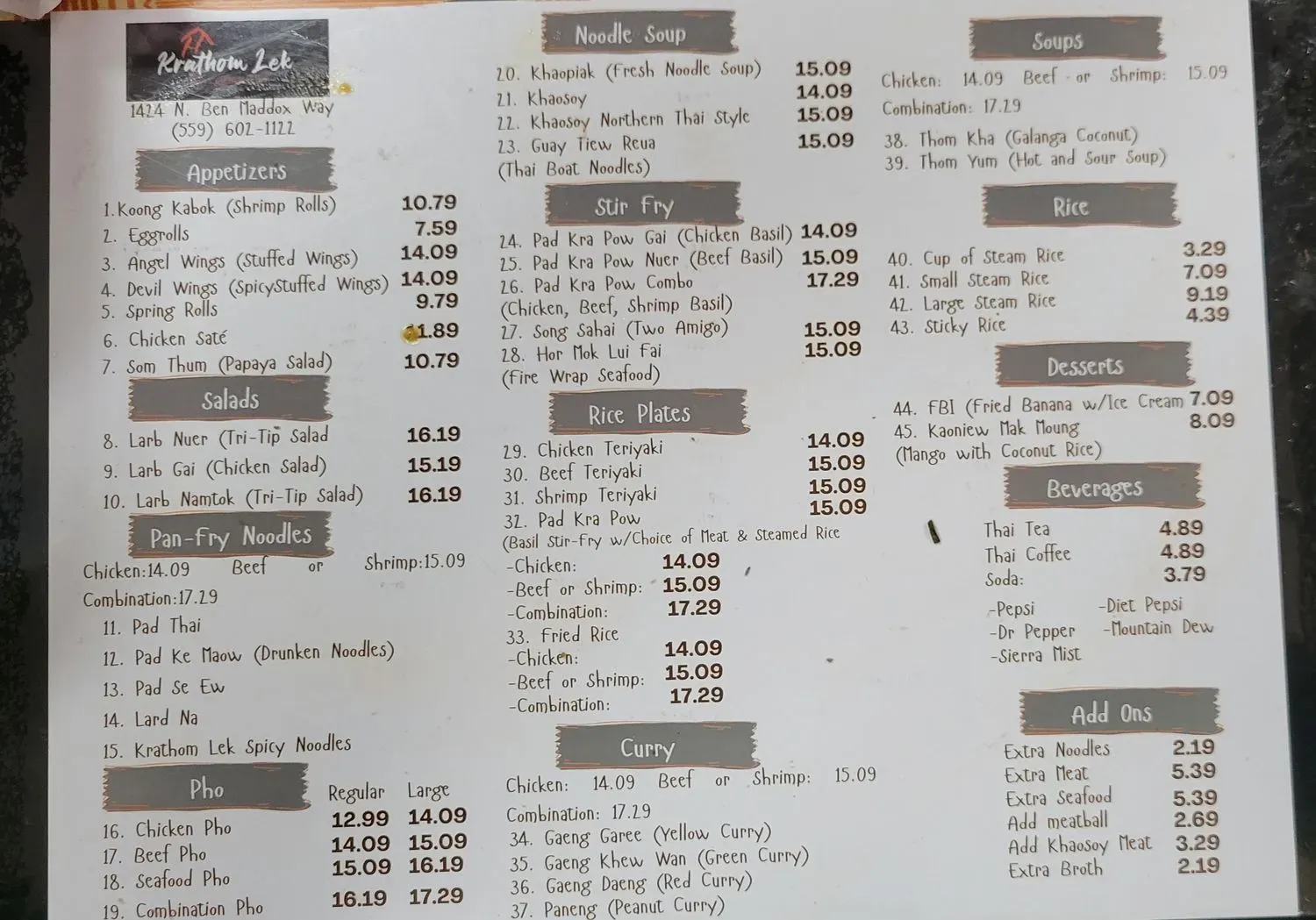 Menu 3