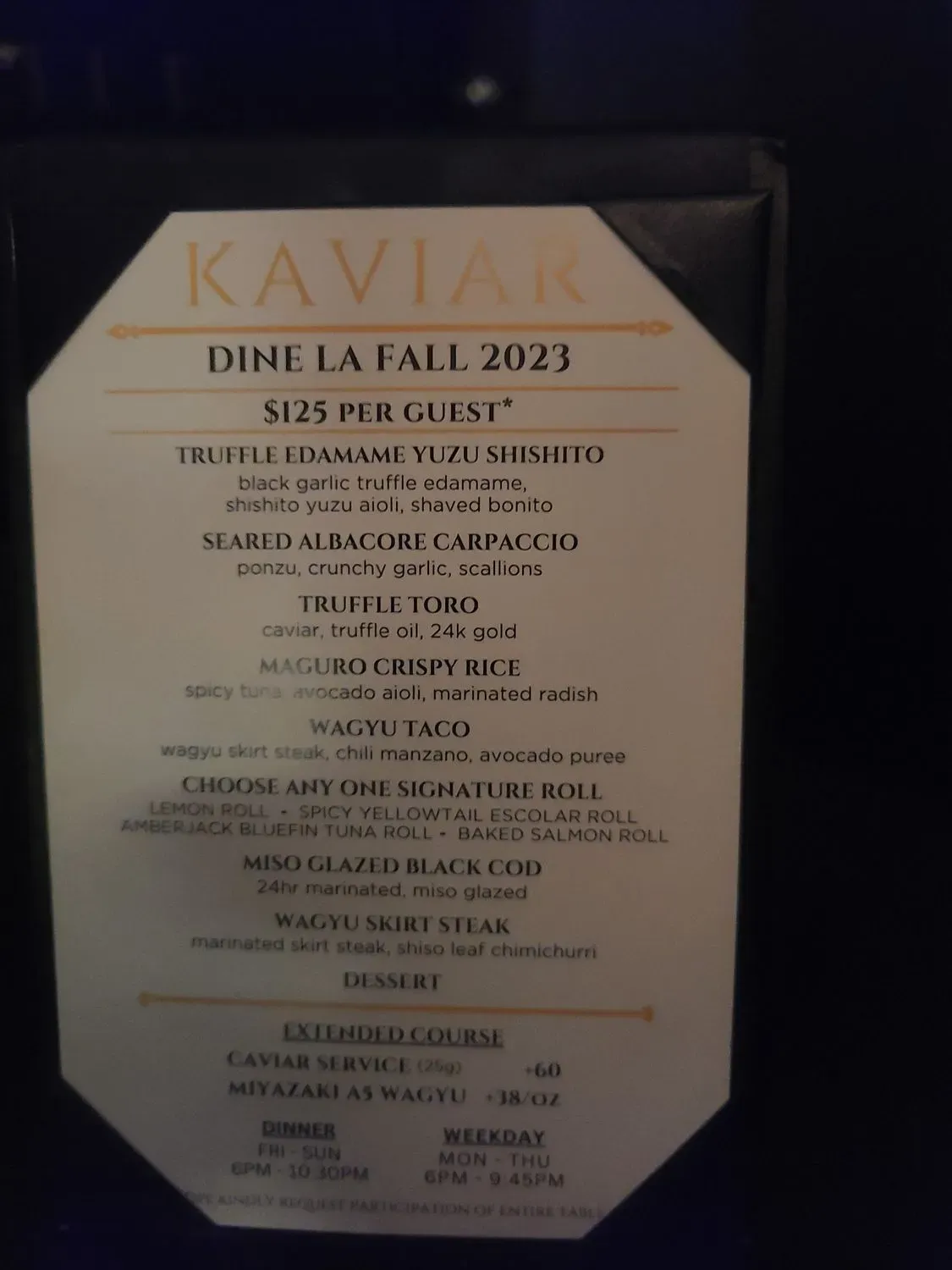 Menu 4