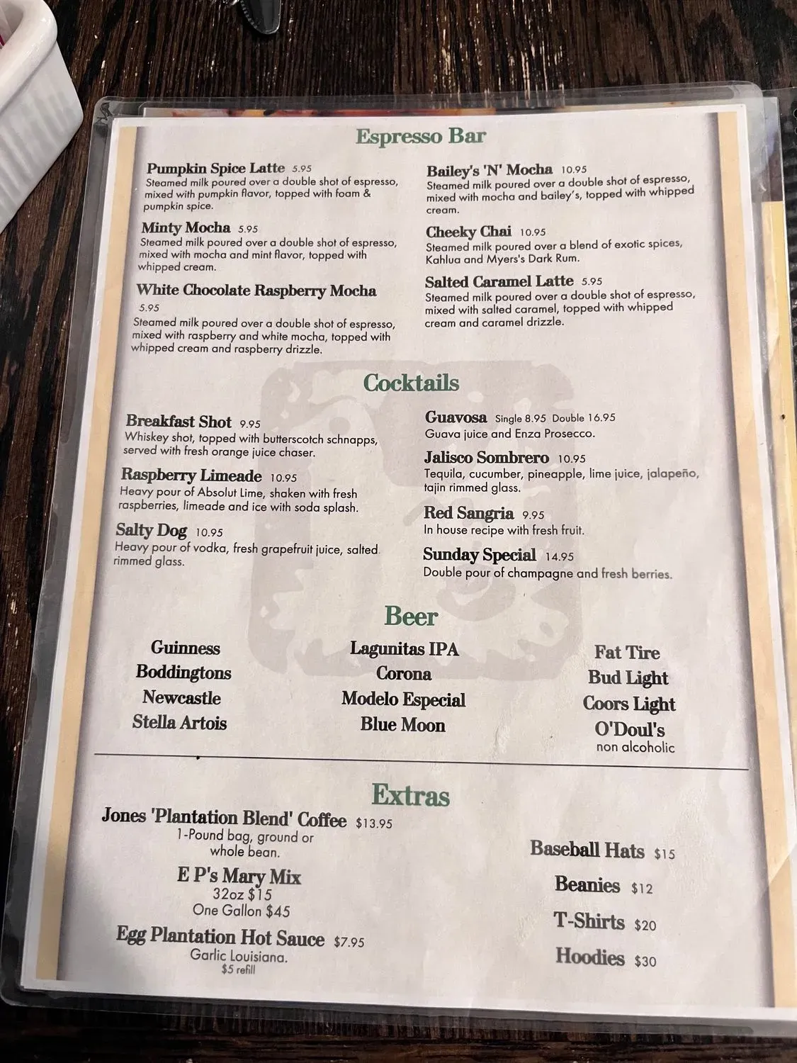 Menu 6