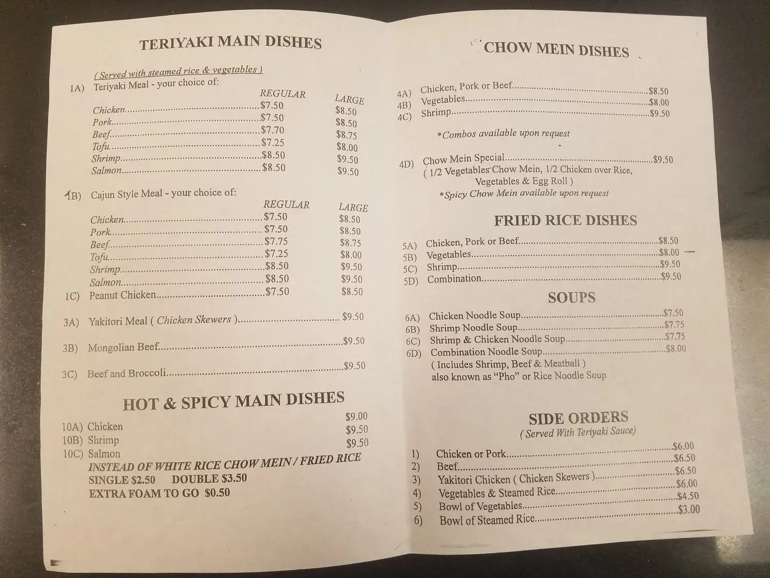 Menu 3