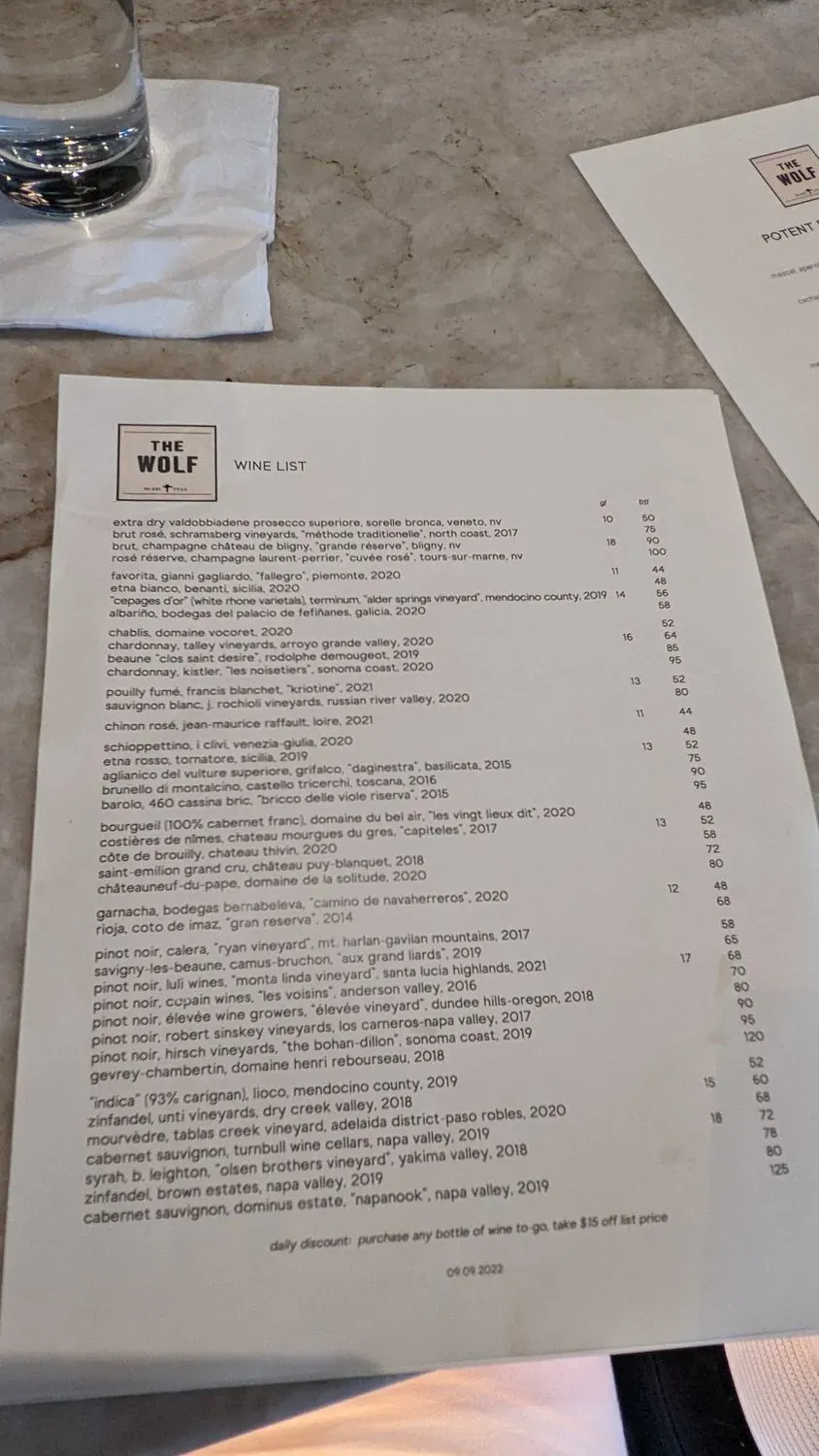 Menu 6