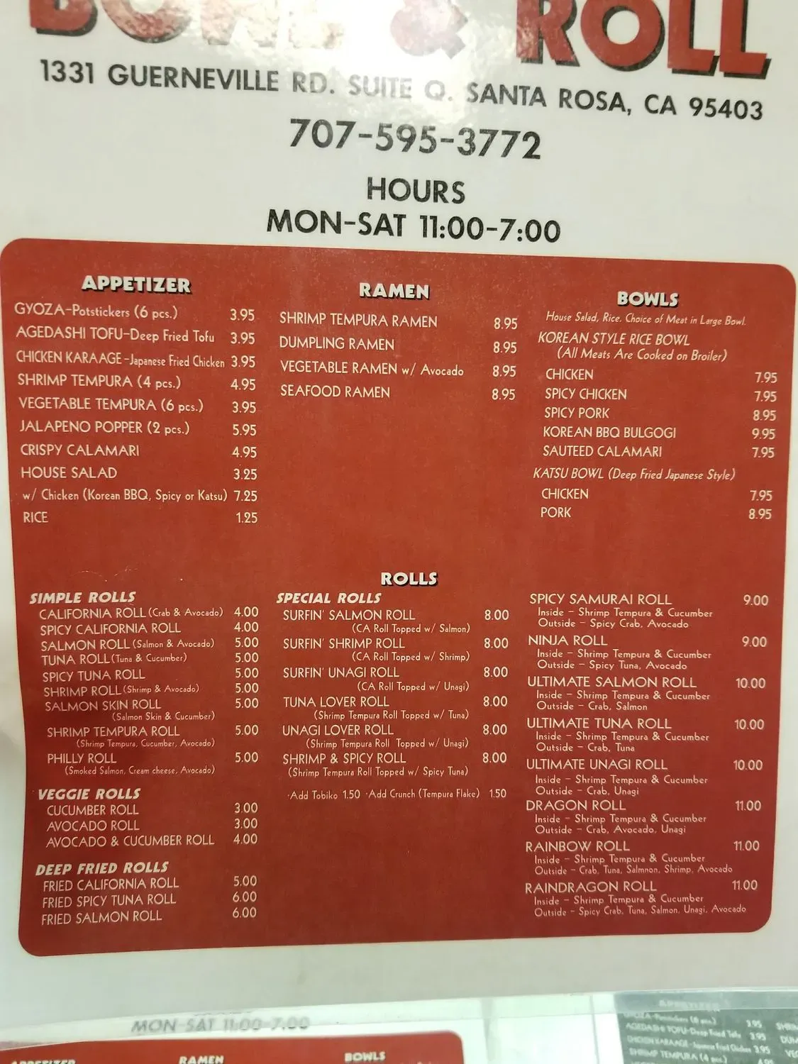 Menu 3