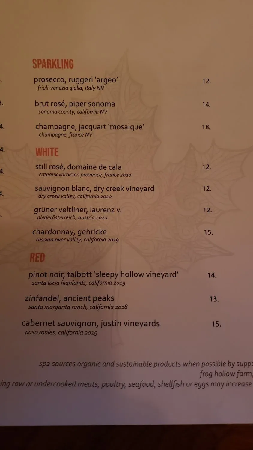 Menu 6