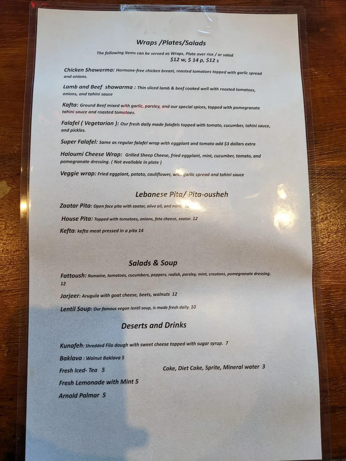 Menu 2